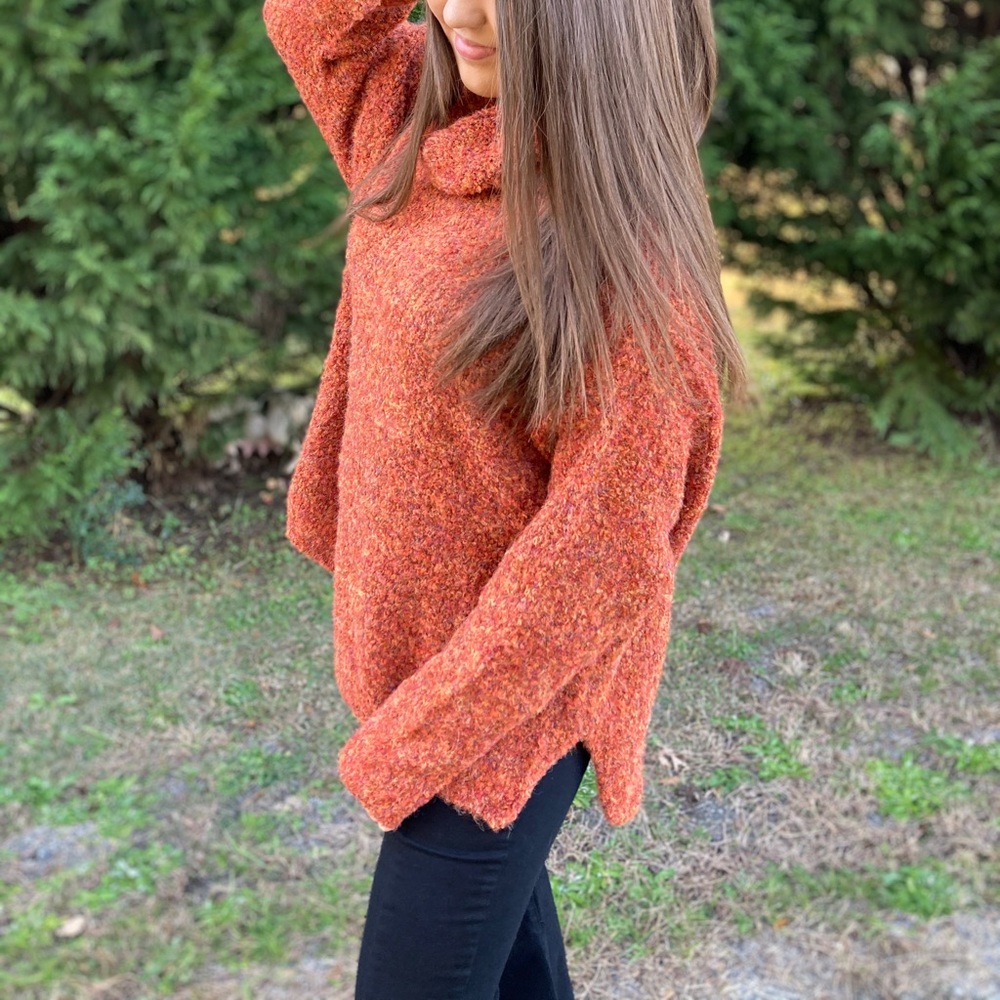 Cowl neck sweater